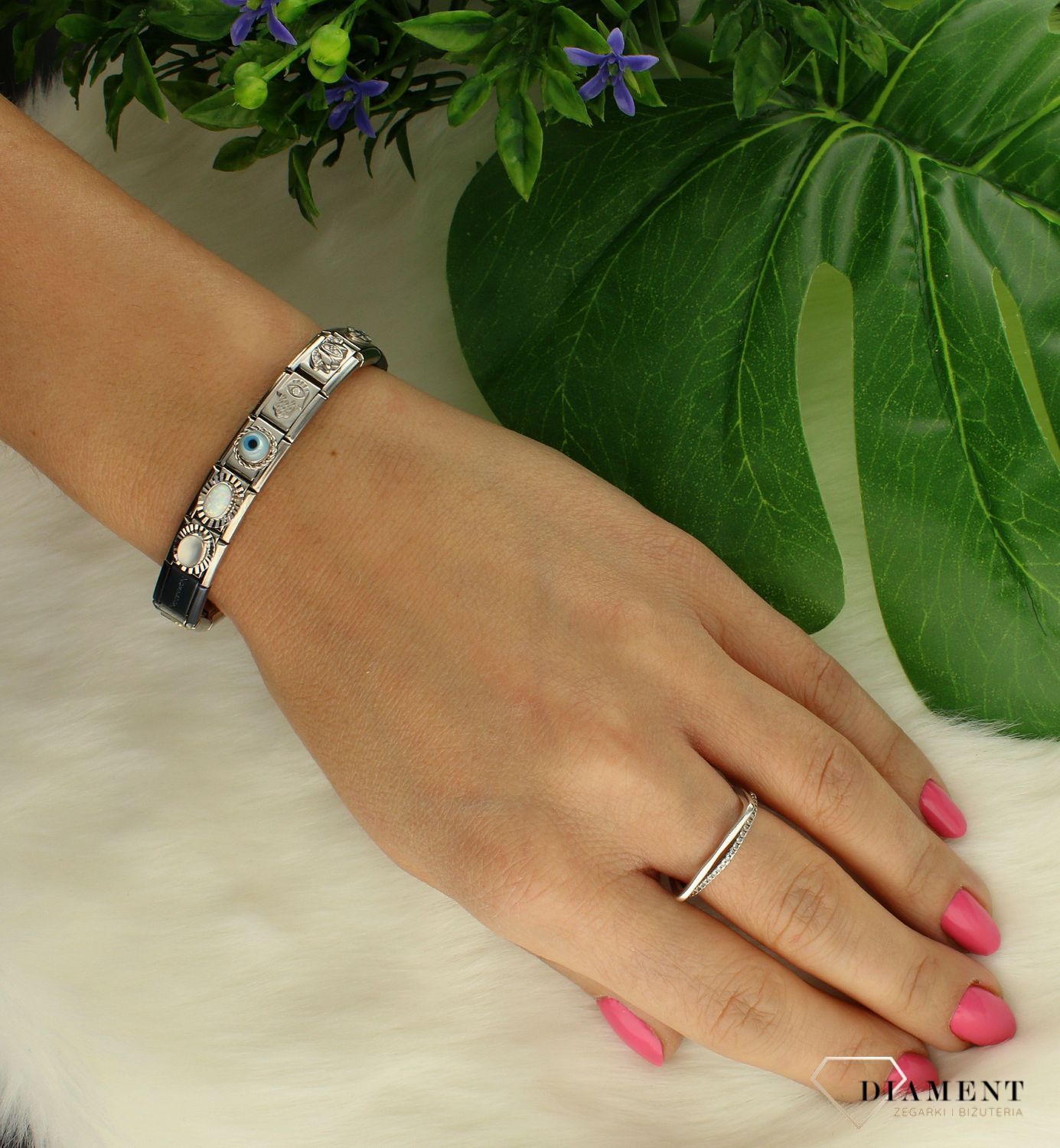 Nomination Link 925 zawieszka srebro ''Labradoryt' 330507 40v.jpg